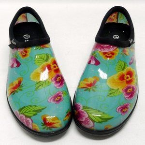 Sloggers Blue Floral Rain Galoshes